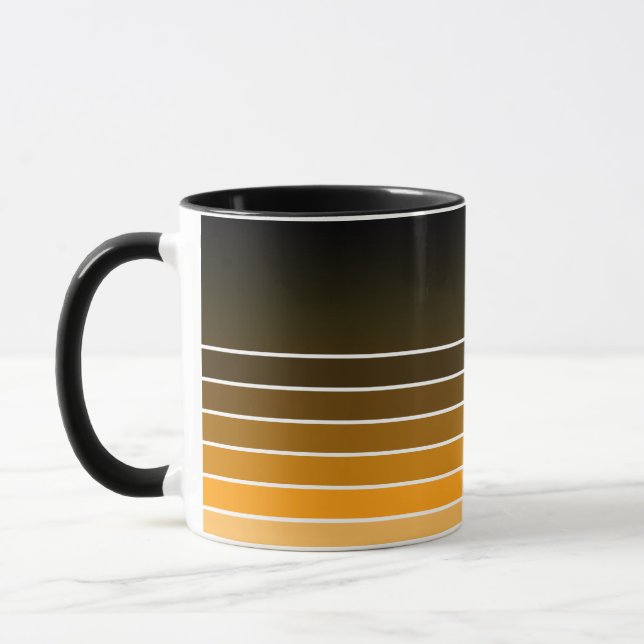 orangens färgruta mugg (Vänster)