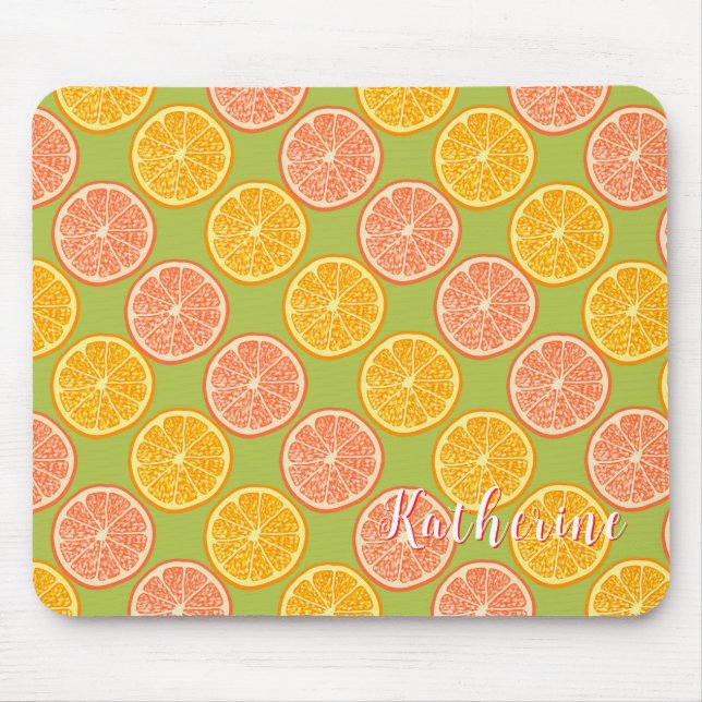 Orangens Grönt Musmatta (Framsidan)