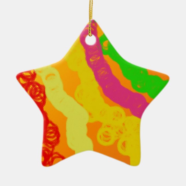 orangens kraft julgransprydnad keramik (Framsidan)