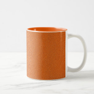 Orangens läderutseende Två-Tonad mugg