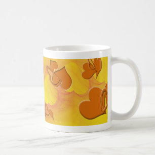 Orangens mjuka sida kaffemugg