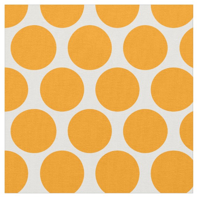 Orangens Mod punkter Tyg (Närbild)