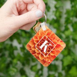 Orangens nedre nyckelkedja med Monogram Nyckelring