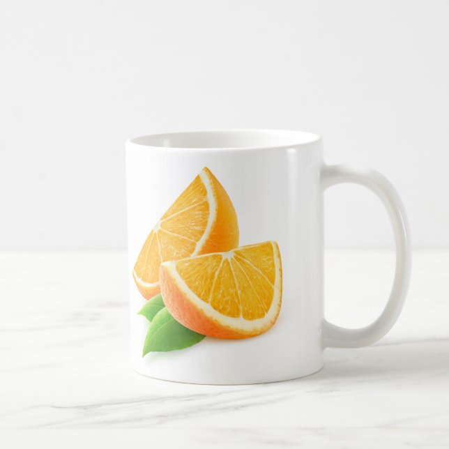Orangens segment kaffemugg (Höger)