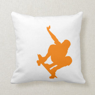 Orangens Skater; Skateboard Kudde