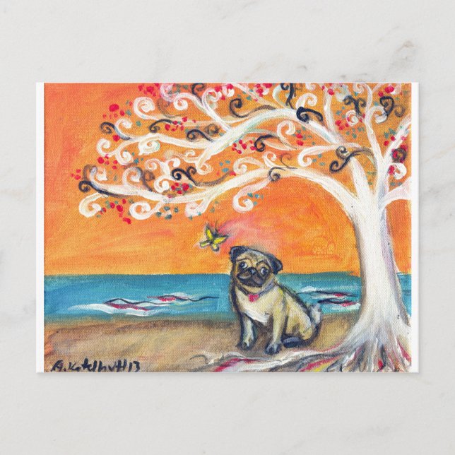 orangens skönhet vykort (Framsida)