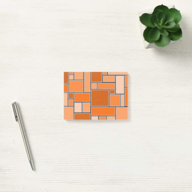 Orangens skuggor post-it block (Kontor)