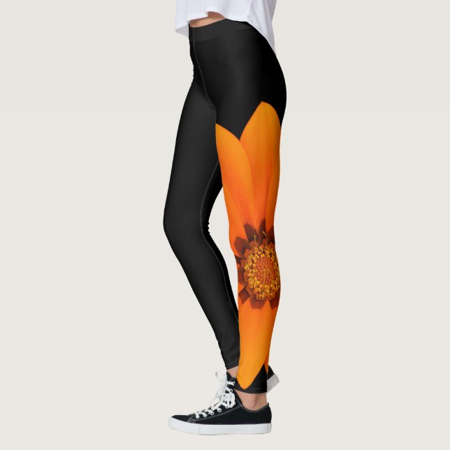ORANGENS strukturlista Leggings (Vänster)