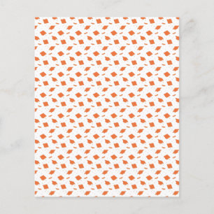 Orangens Studentmössa - Skrapbok Papper