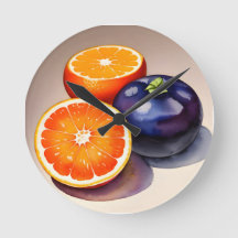 Orangens vattenfärg för glöd