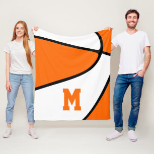 orangens vita basketlag färg fleecefilt