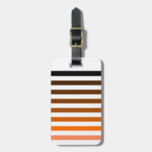 Orangens vita rand bagagetapp bagagebricka