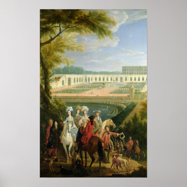 Orangerie i Versailles, efter 1697 Poster (Framsidan)