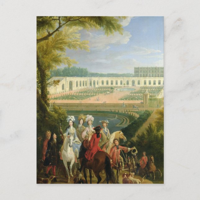 Orangerie i Versailles, efter 1697 Vykort (Framsida)