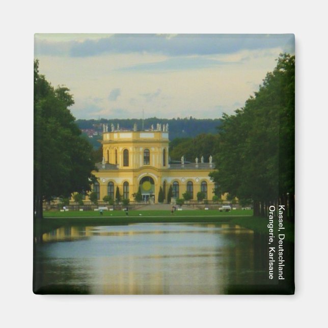 Orangerie in der Karlsaue, Kassel (Deutschland) Magnet (Framsidan)