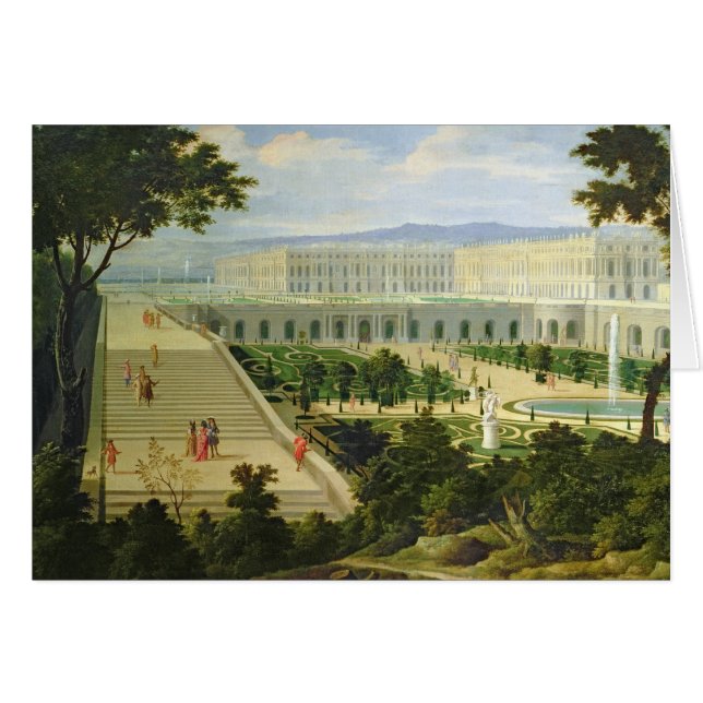 Orangerien på chateauen de Versailles Hälsningskort (Framsidan Horizontal)