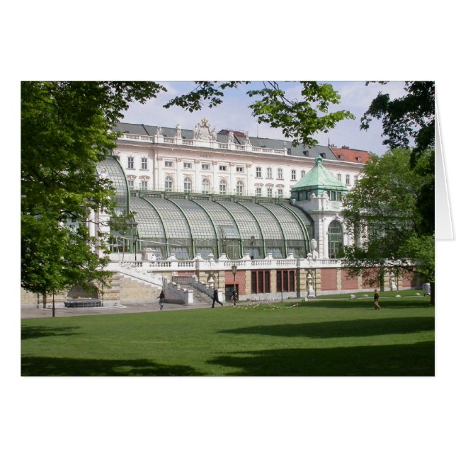Orangery Burggarten, Wien Hälsningskort (Framsidan Horizontal)