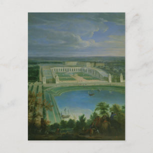 Orangery och Chateau i Versailles 1696 Vykort