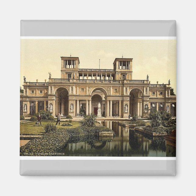 Orangery, Potsdam, Berlin, Tyskland Magnet (Framsidan)