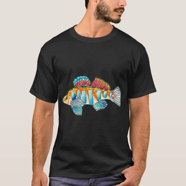 orangestrupig darter t shirt (Framsida)