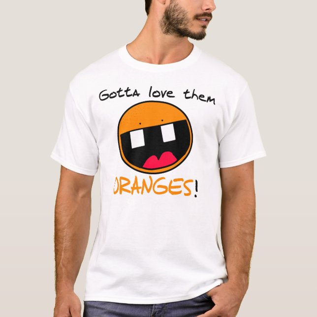 OrangeT-tröja T Shirt (Framsida)