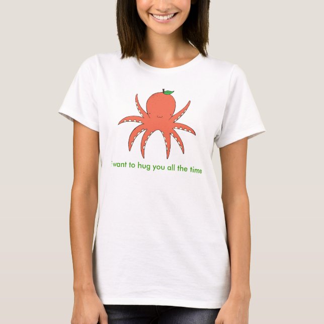 Orangetopus kram tee shirt (Framsida)