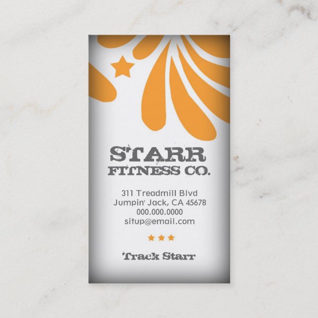 ORANGEVISITKORT FÖR 311 FRESHTASTIC VISITKORT (Framsida)