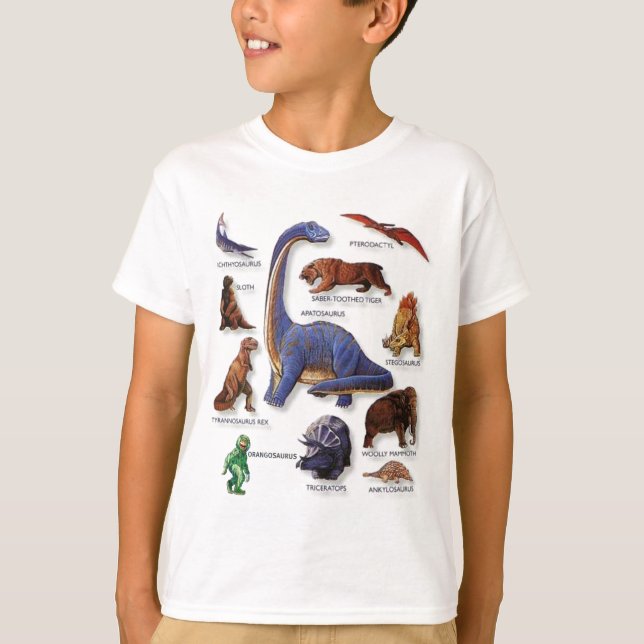 ORANGOSAURUS CHART T-SHIRT (Framsida)