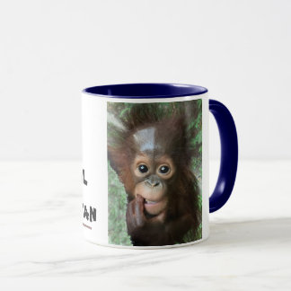 Orangutan Baby Crystal Mugg