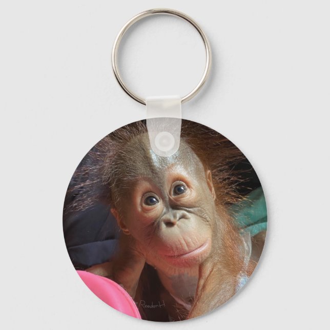 Orangutan Baby Keychain Nyckelring (Framsida)