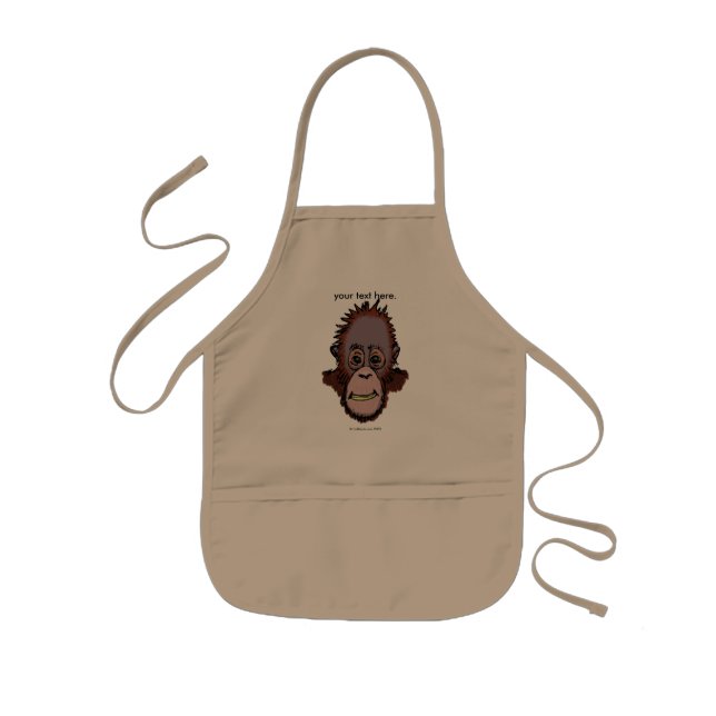 Orangutan Barnförkläde (Framsidan)