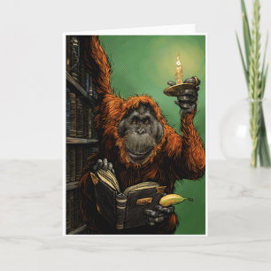 Orangutan-bibliotekskort Kort