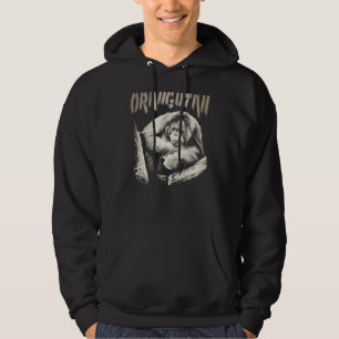 Orangutan Chilling Out. Coola Orangutan. Hoodie