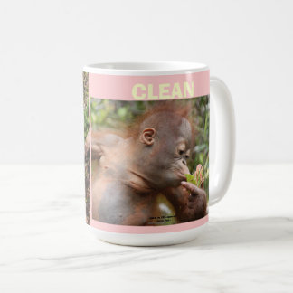 Orangutan Clean och Dirty Kaffemugg