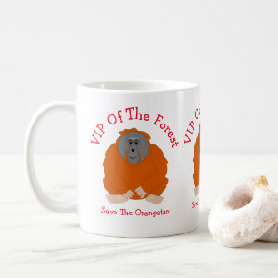 Orangutan Design Personlig Kaffemugg