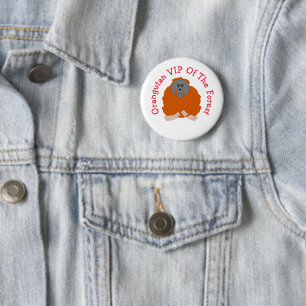 Orangutan Design Personlig Knapp