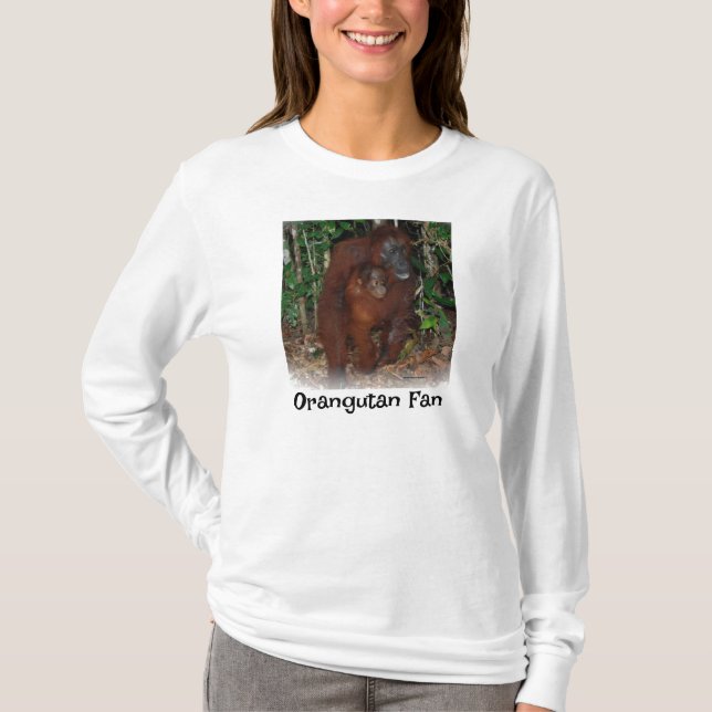 Orangutan Fläkt T Shirt (Framsida)