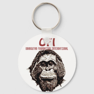 Orangutan Foundation Internationell Nyckelring