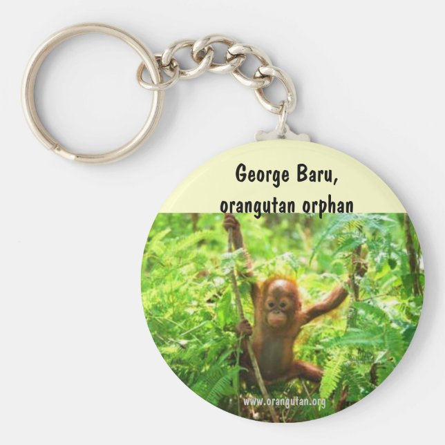 Orangutan George Nyckelring (Framsidan)