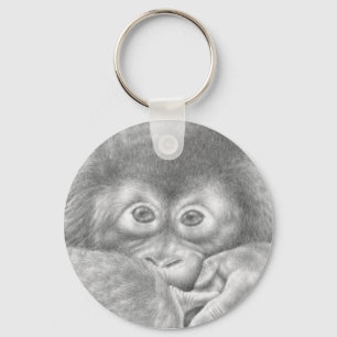 Orangutan Keychain Nyckelring