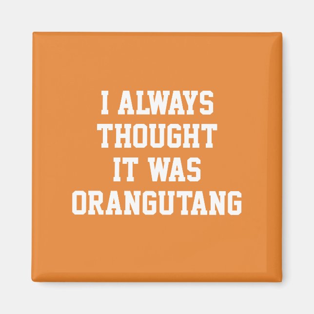 Orangutan Magnet (Framsidan)