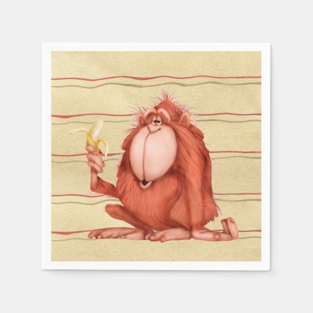 Orangutan - Napkins Pappersservett (Framsidan)
