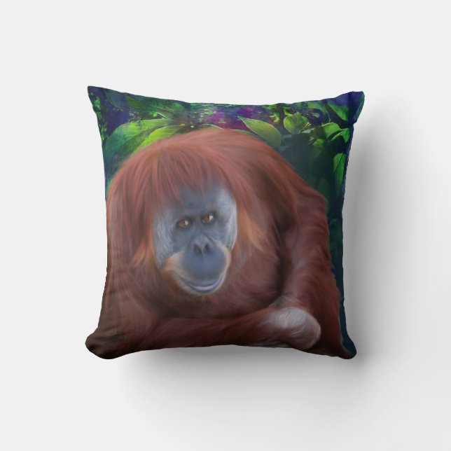 Orangutan Pillow Kudde (Framsida)
