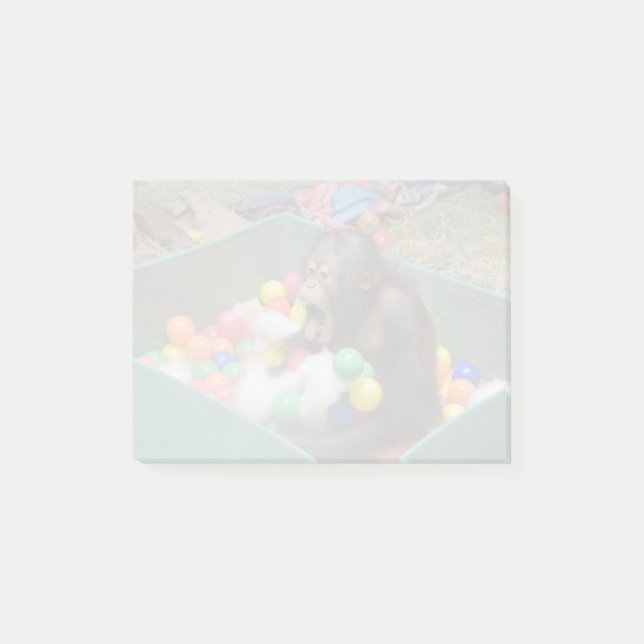 Orangutan Redd på National Zoo Post-it Notes (Framsida)