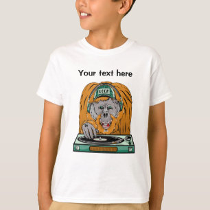 Orangutan skapar musik t shirt