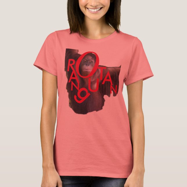 Orangutan Stavning T-shirt (Framsida)