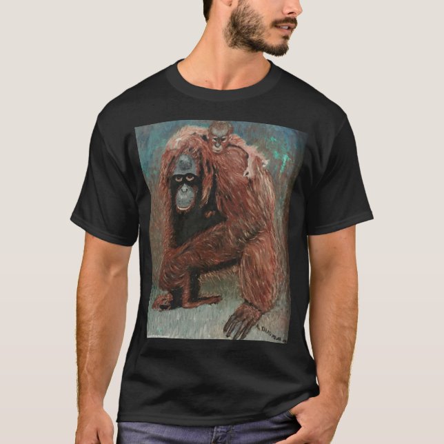 Orangutan. T Shirt (Framsida)
