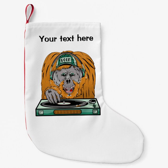 Orangutan Vinyl Record Liten Julstrumpa (Framsidan)