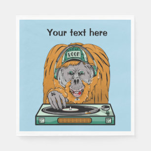 Orangutan Vinyl Record Pappersservett
