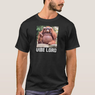 Orangutan with sunglass Vibe Meme T Shirt